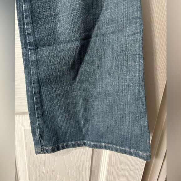 Vtg Y2K Frankie B Jeans Women's 6 Blue Denim Butterfly Low Rise Flared Leg - Picture 5 of 11